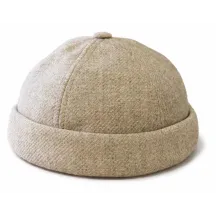 Cooper Wool Docker Beanie Beige - Traclet Reference: 23132| Chapellerie Traclet
