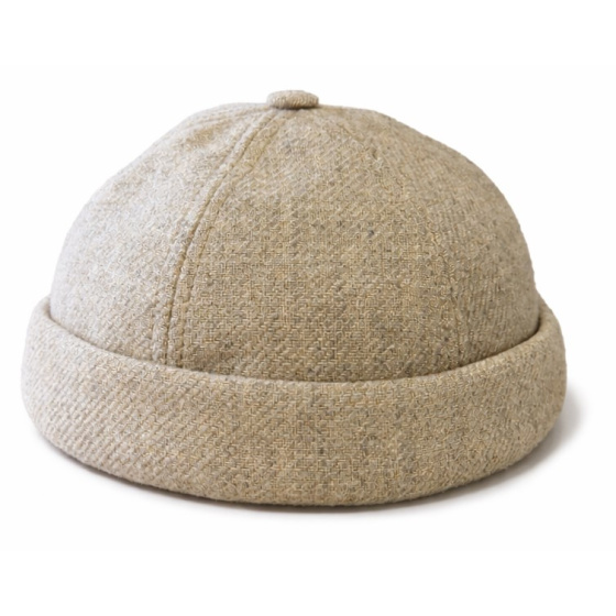 Cooper Wool Docker Beanie Beige - Traclet