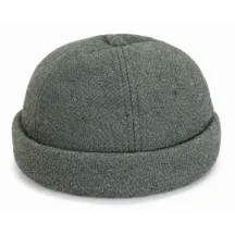 Cooper Olive Wool Docker Beanie - Traclet Reference: 23136| Chapellerie Traclet