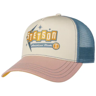 Casquette Baseball Trucker American Diner - Stetson | Chapellerie Traclet