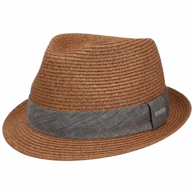 Trilby Hat Reidton Toyo Rust - Stetson -ref 23217 | Chapellerie Traclet