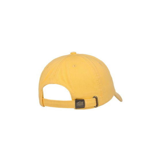 Casquette Baseball Rector Coton Jaune Pastel - Stetson