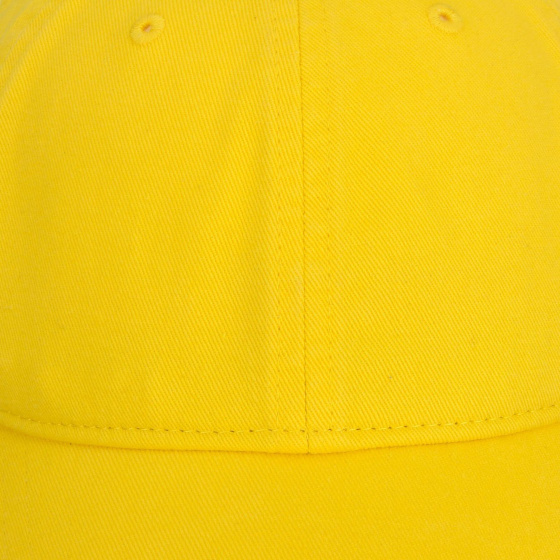 Casquette Baseball Rector Coton Jaune Pastel - Stetson