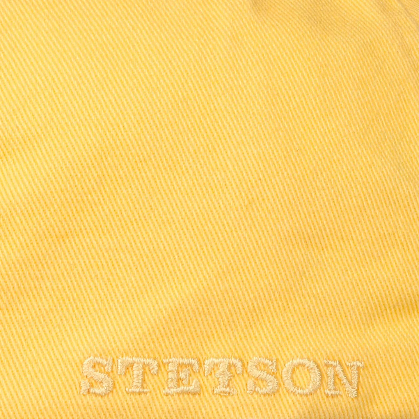 Rector Pastel Yellow Cotton Baseball Cap - Stetson | Chapellerie Traclet