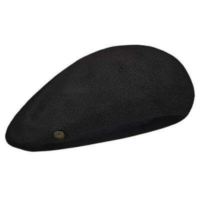 Béret Maxi Plumes Noir Coton - Laulhère| réf 23208 Chapellerie Traclet