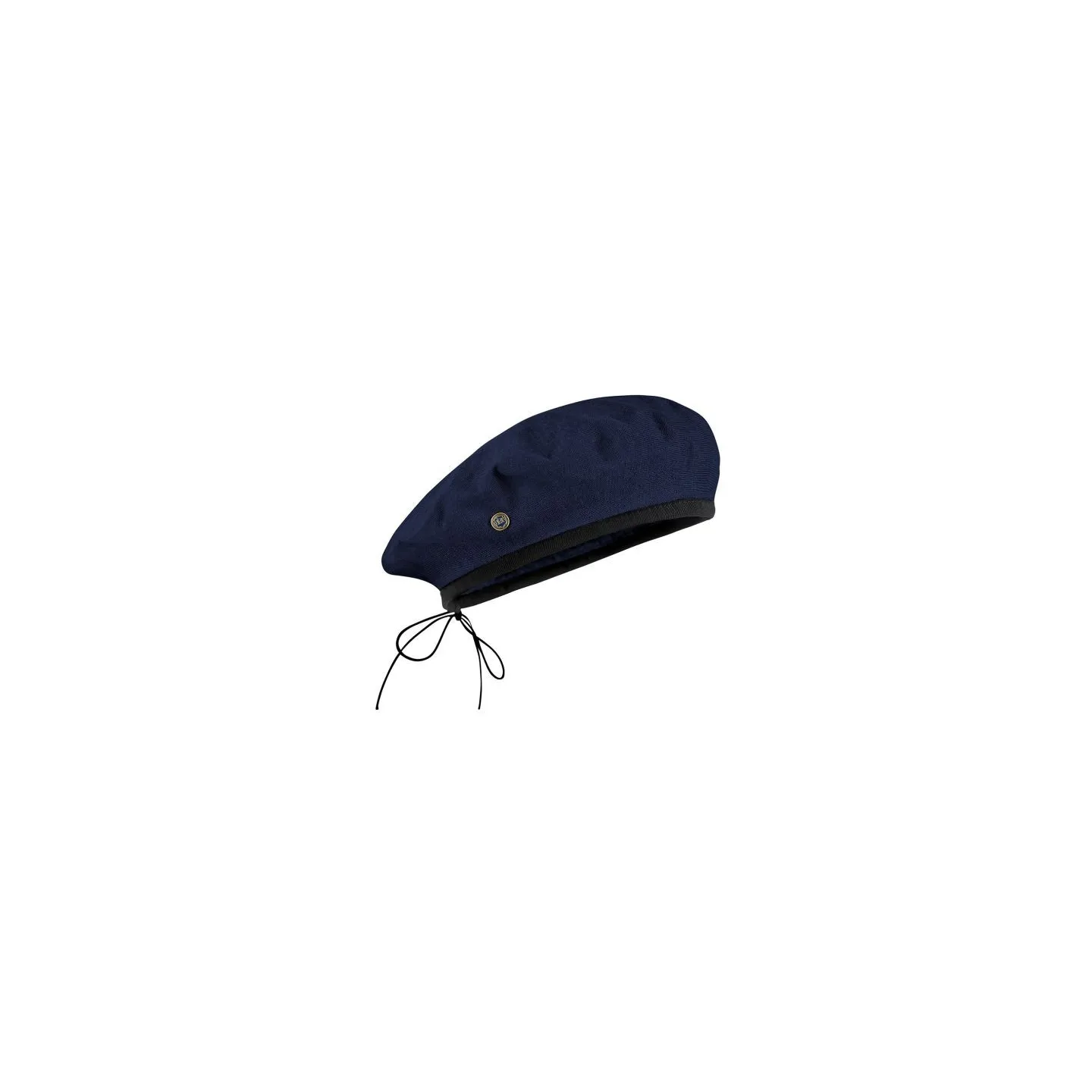 Mistral Navy Cotton & Linen Beret - Héritage by Laulhère ref 23210 - Chapellerie Traclet