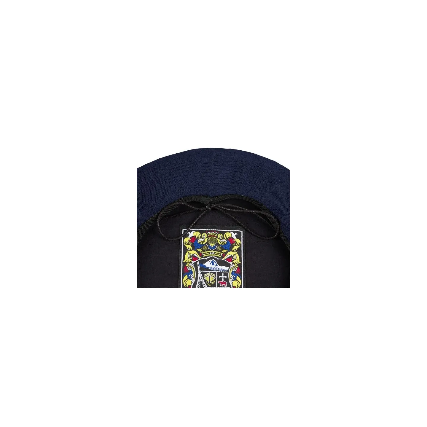 Mistral Navy Cotton & Linen Beret - Héritage by Laulhère ref 23210 - Chapellerie Traclet