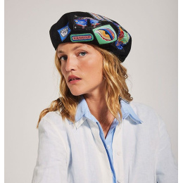 Béret Kashink Révolution Noir Coton - Héritage par Laulhère