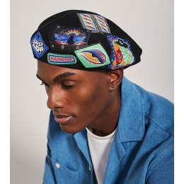 Béret Kashink Révolution Noir Coton - Héritage par Laulhère