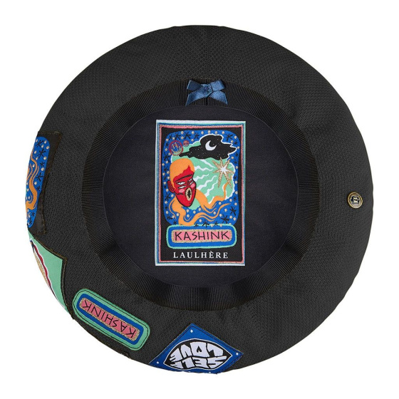 Béret Kashink Révolution Noir Coton - Héritage par Laulhère