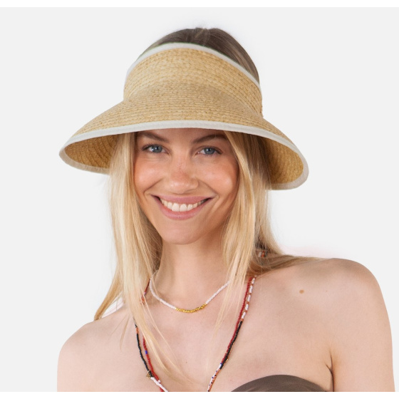 Tambinou Natural Straw Visor Cap - Barts