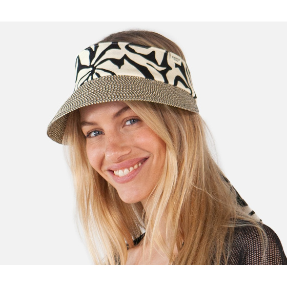 Casquette Visière Wupsder Lin Noire & Beige - Barts