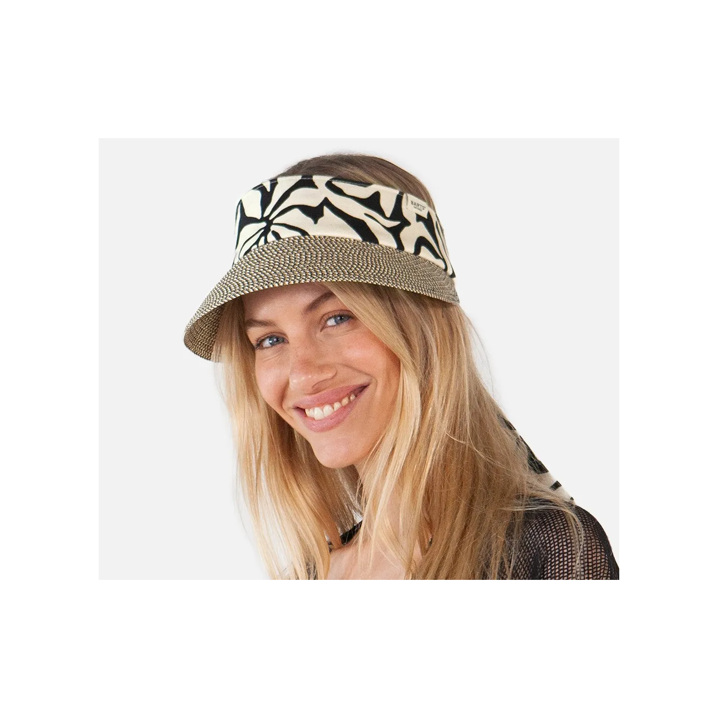 Casquette Visière Wupsder Lin Noire & Beige - Barts