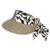 Casquette Visière Wupsder Lin Noire & Beige - Barts  Reference : 23296 | Chapellerie Traclet