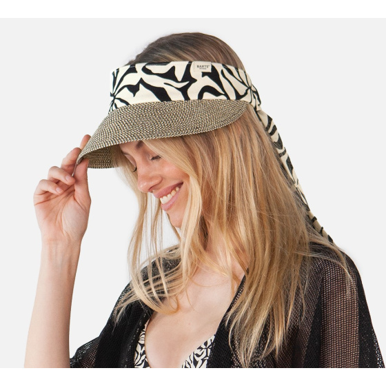 Casquette Visière Wupsder Lin Noire & Beige - Barts
