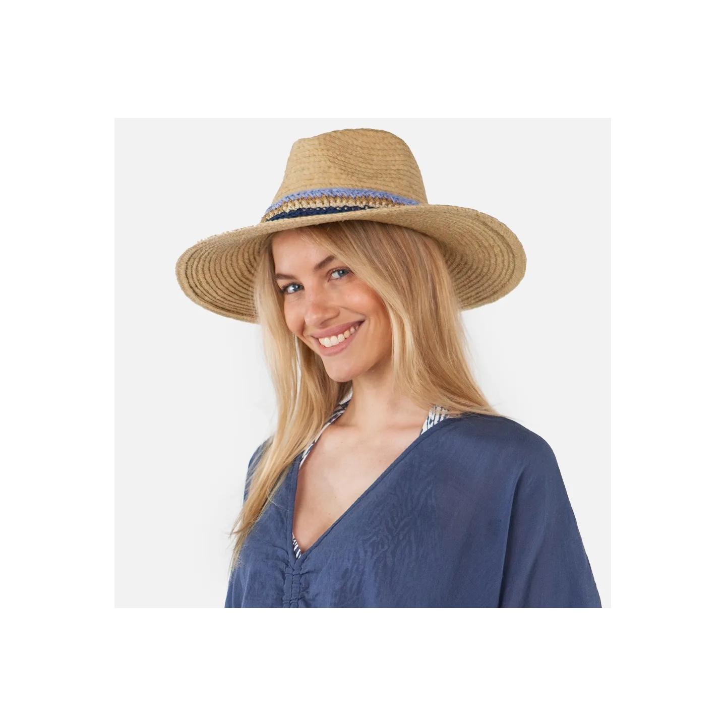 Traveller Hat Dawoor Natural Paper Straw - Barts ref 23297 - chapellerie traclet