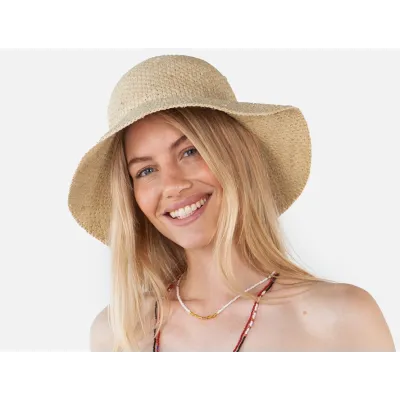 Chapeau Cloche Siezta Paille Naturelle - Barts  Reference : 23299| Chapellerie Traclet
