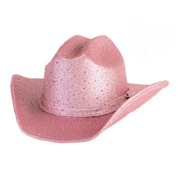 Glitzy Spark Pink Cowboy Hat - Bullhide