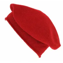 Beret Roll Up Cashmere Red - Traclet  Reference: 23300| Chapellerie Traclet