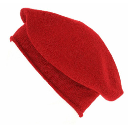 Beret Roll Up Cashmere Red - Traclet