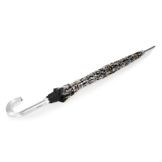 Parapluie Cloche Transparent Léopard Noir - Isotoner