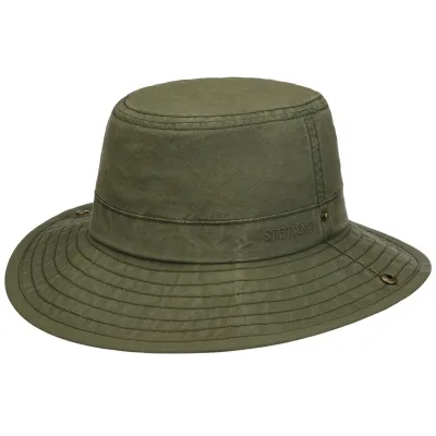 Bob Outdoor Roll Up Coton Olive UPF 40+ - Stetson