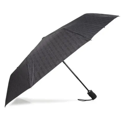 Ultra Strong 3-Section Chevron Umbrella - Isotoner ref 19473 traclet hat shop