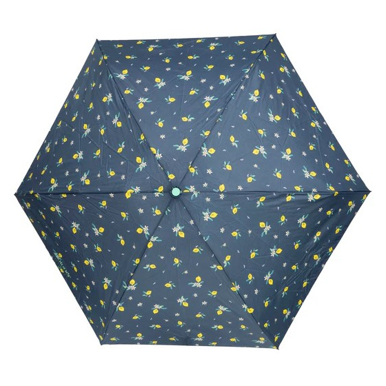 Mini Ultra Slim Lemon Yellow Umbrella - Isotoner