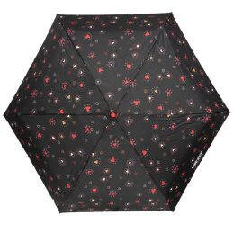 Parapluie Mini Ultra Slim Coeur Rouge - Isotoner