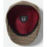 Casquette Brood  Newsboy Pied-De-Poule Beige - Brixton Reference : 23314| Chapellerie Traclet