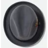 Trilby Hat Gain Anthracite Felt - Brixton Reference: 23316 | Chapellerie Traclet