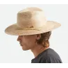Chapeau Fedora Blake Sun Paille UPF 40+ - Brixton  Reference : 23319| Chapellerie Traclet