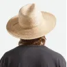 Chapeau Fedora Blake Sun Paille UPF 40+ - Brixton  Reference : 23319| Chapellerie Traclet