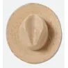 Chapeau Fedora Blake Sun Paille UPF 40+ - Brixton  Reference : 23319| Chapellerie Traclet
