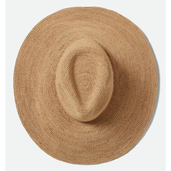 Wide Brim Hat Helena Natural Straw - Brixton