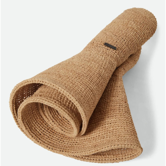 Wide Brim Hat Helena Natural Straw - Brixton