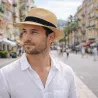 Chapeau Traveller Raphia Beige - Fléchet | ref : 23254  | Chapellerie Traclet