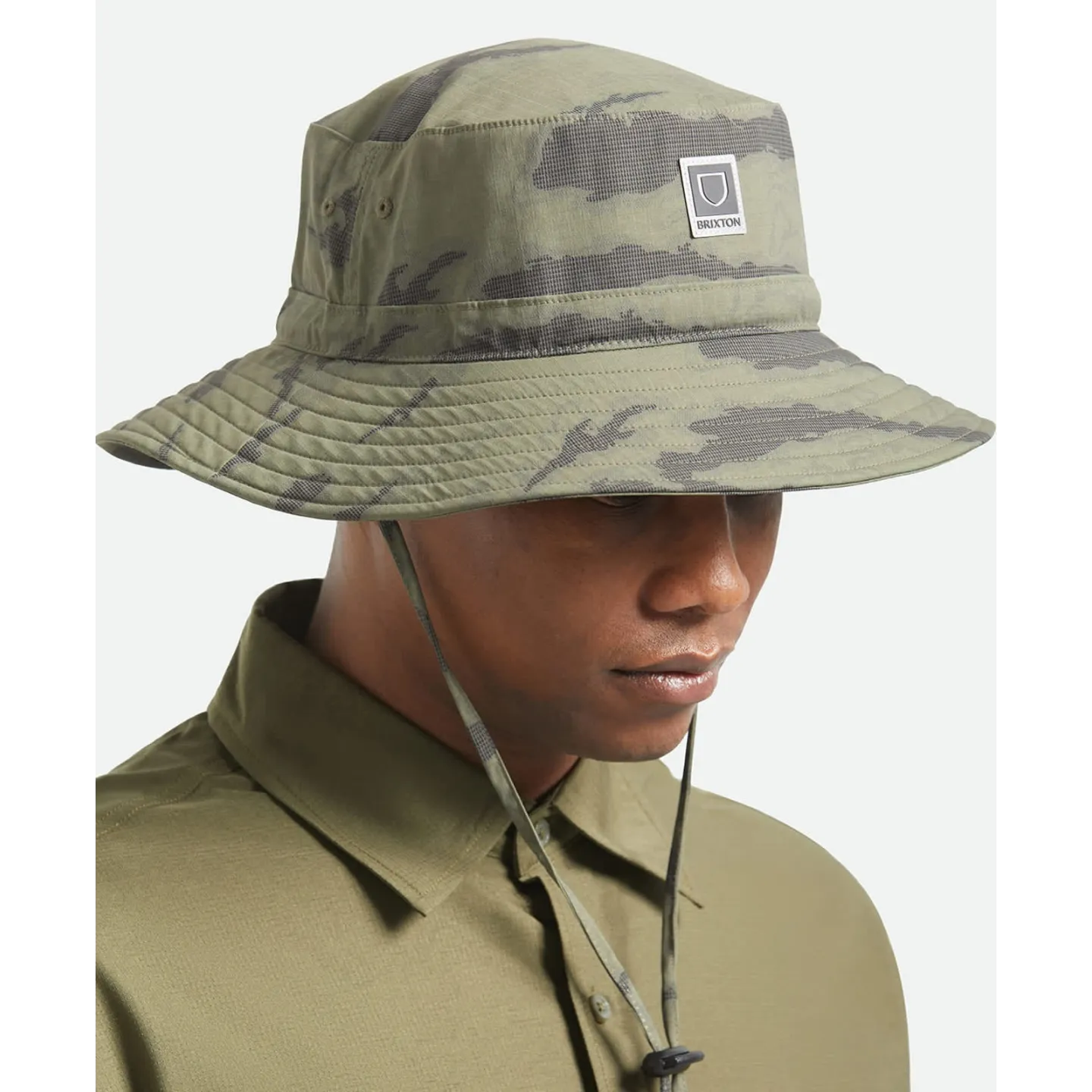 Bob Boonie Journey Camouflage - Brixton  Reference : 23321| Chapellerie Traclet
