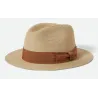 Fedora Roma Paper Straw Hat UPF 40+ - Brixton Reference : 23324| Chapellerie Traclet