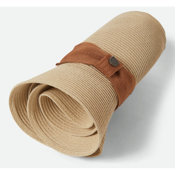 Fedora Roma Paper Straw Hat UPF 40+ - Brixton