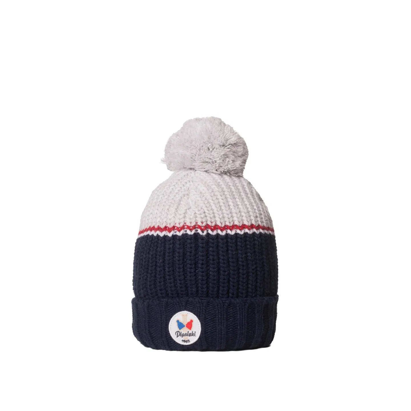 Bonnet Lespi Pipolaki – Bonnet à Pompon Vintage Doublé Polaire - ref 23334