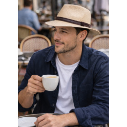 Panama Traveller Hat Angelo Natural - Traclet