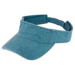 Casquette visière Calvia Coton Turquoise - Traclet
