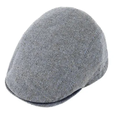Pescara Silk & Cotton Blue Jeans Flat Cap UPF 50+ - Traclet Reference : 23338| Chapellerie Traclet