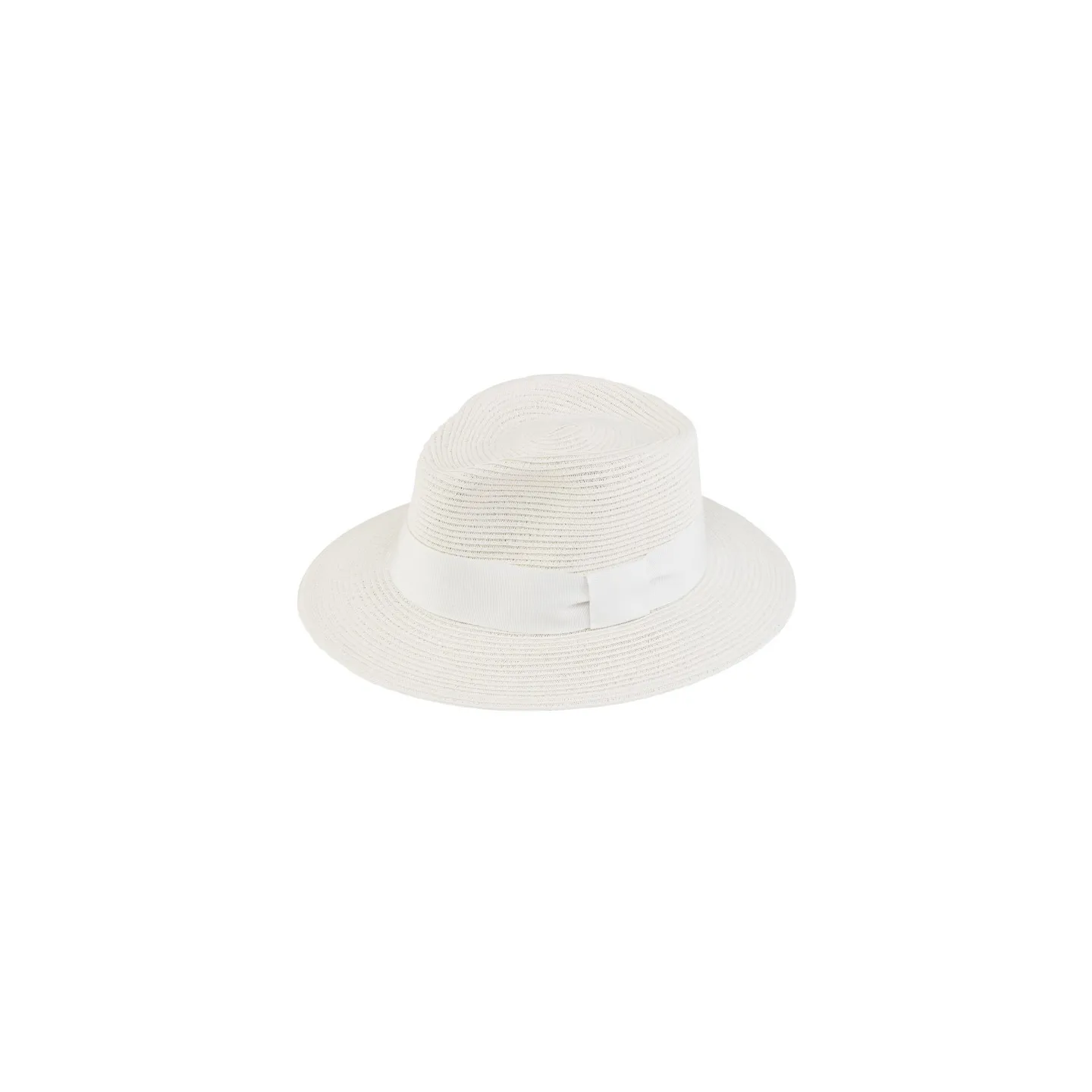 Chapeau Fedora Matanzas  Paille Papier Blanc - Traclet  Reference : 23340 | Chapellerie Traclet