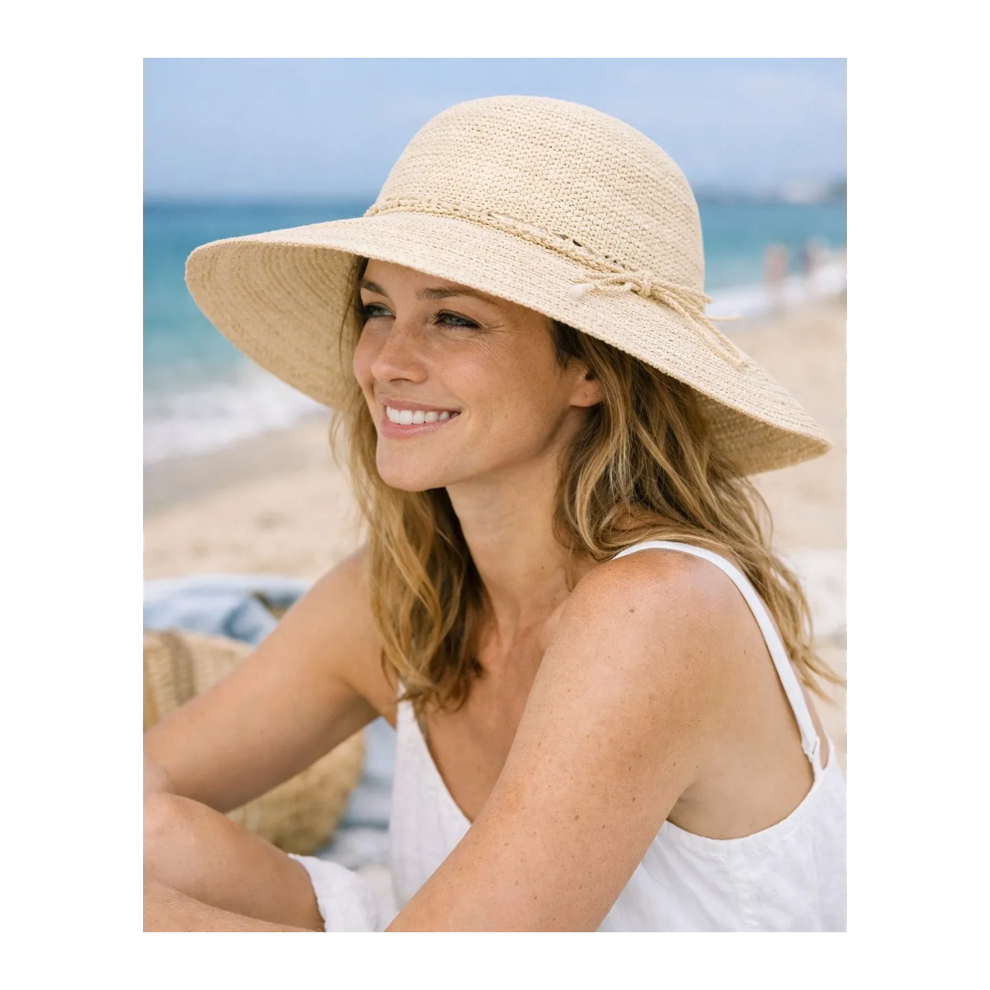 Women's Wide-Brimmed Hat Tarapoa Panama - Traclet  Reference : 23343| Chapellerie Traclet