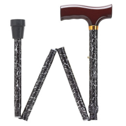 Zebra Pattern Folding Cane - Traclet