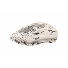 Cotton Music Note Flat Cap - City Sport