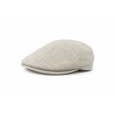 Casquette Plate En Lin Verte UPF 40 | réf 23244- Chapellerie Traclet