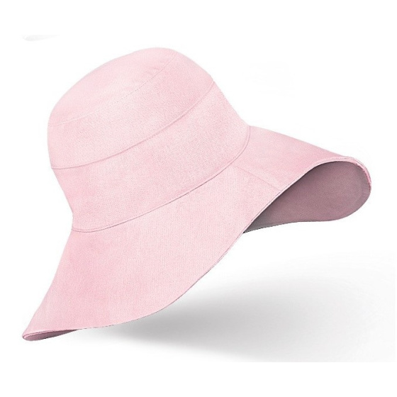 Carla Wide Brim Linen Hat - Traclet